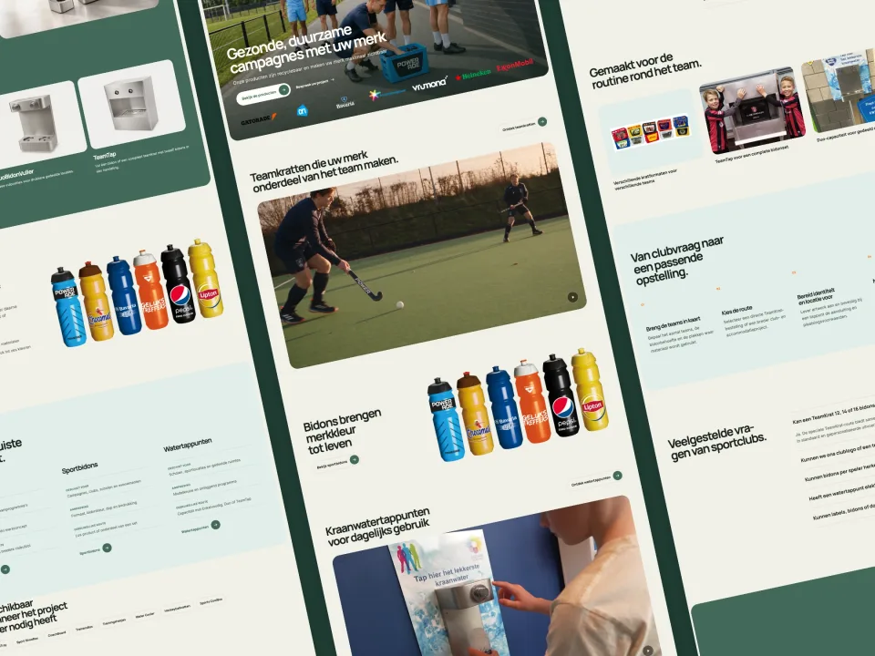 Een bewegend pagina-overzicht van Empaso